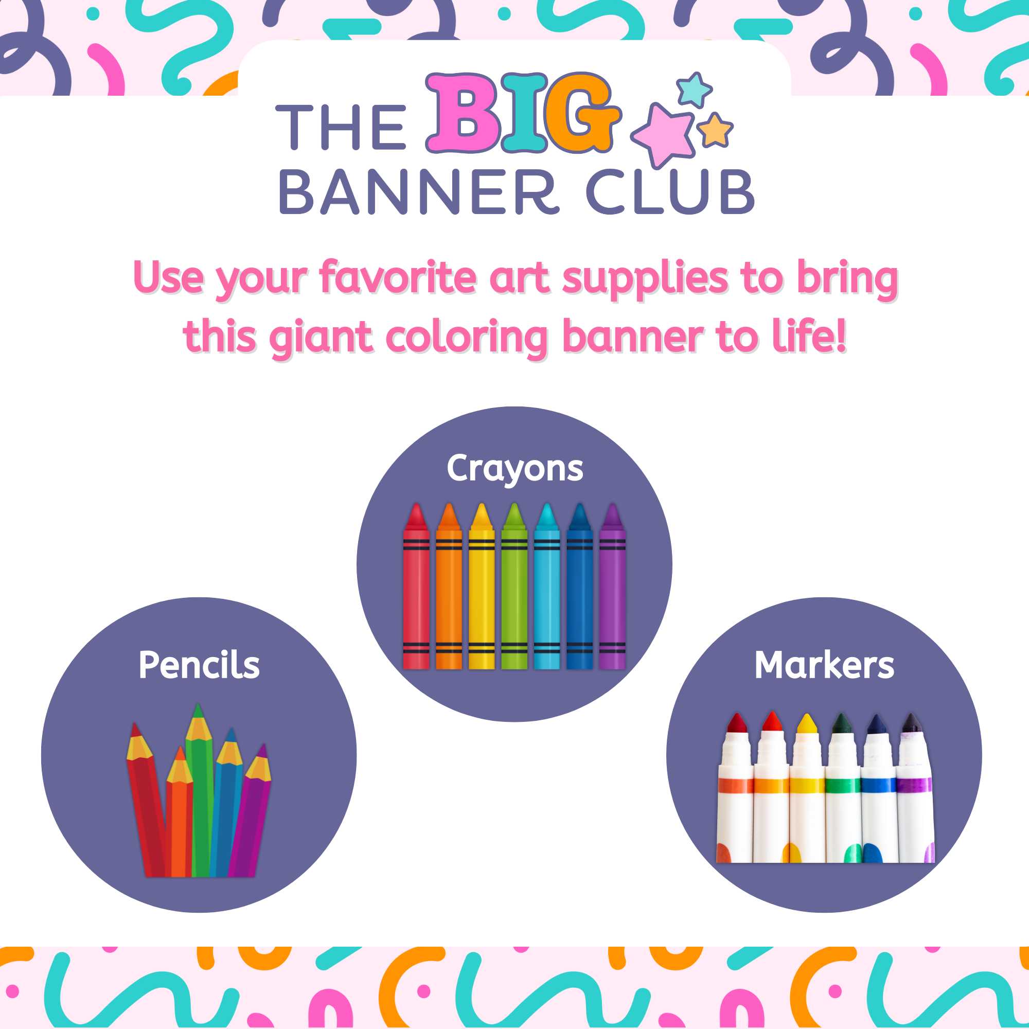 Dinosaur Birthday Coloring Banner Personalized