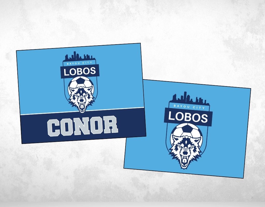 Sports Yard Signs for Bayou City Lobos