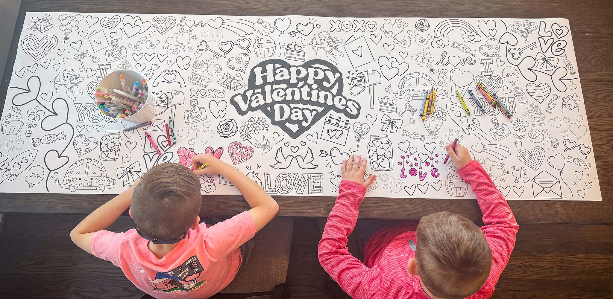 You best elf kit big banner club giant coloring banner tablecloth runner valentines